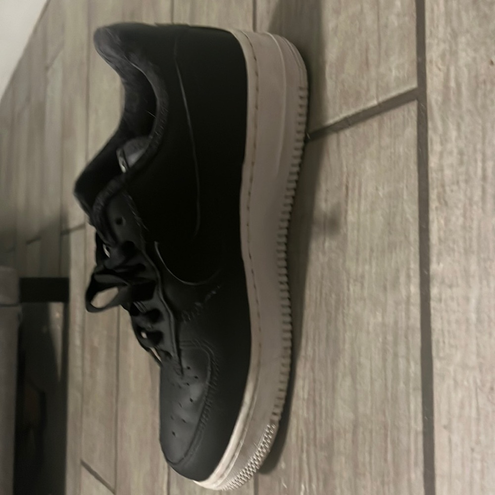 Practically brand new Air Force ones black
